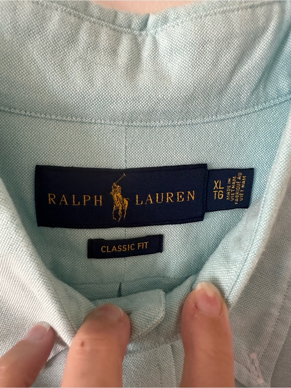 Ralph Lauren Men’s Light Blue Oxford Shirt - Picture 4 of 5